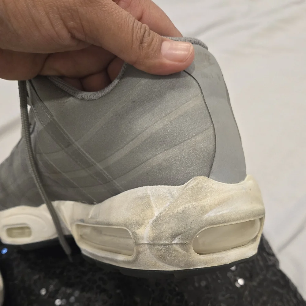 Nike Gray and Yellow Men's Shoes‎
